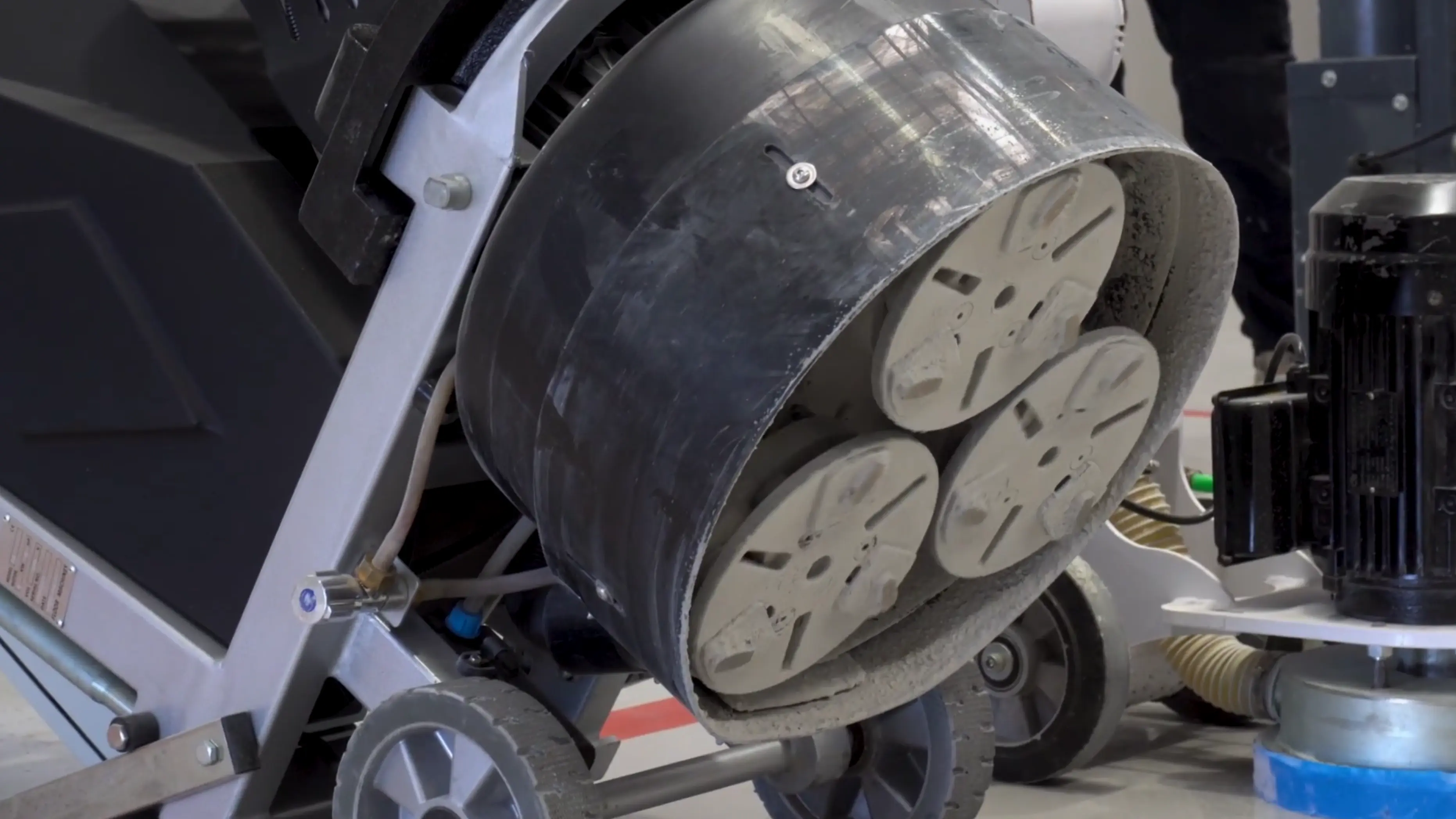 Mechanically preparing surface before coating