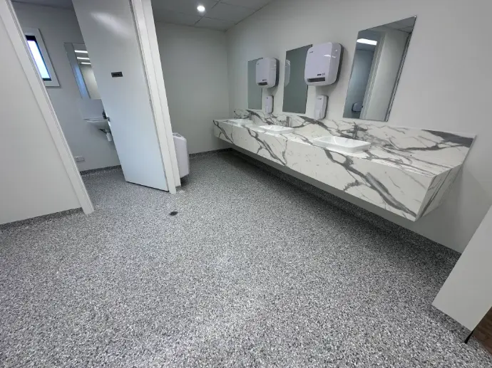 Epoxy Flooring slip resistant bathroom