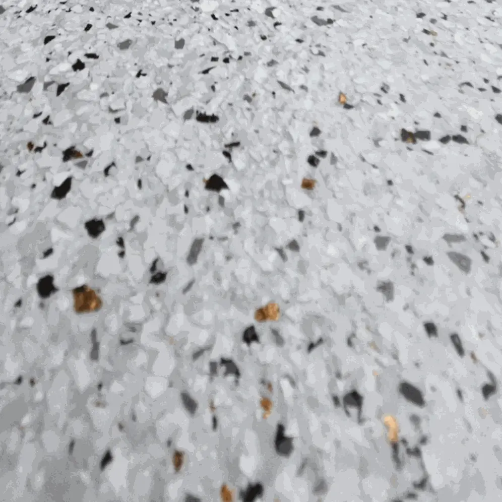 Ultra Flake Granite on N23 Neutral Grey with Bronze Mica Flake 3