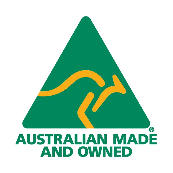Badge of Australian Made & Owned