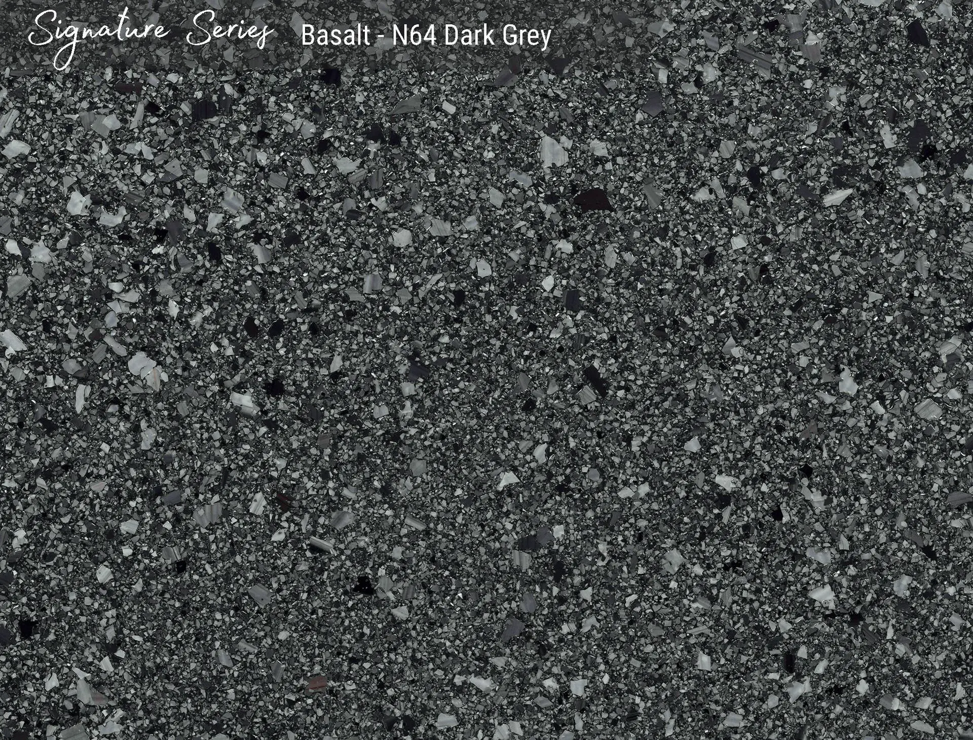 Hyper Flake Basalt on N64 Dark Grey Hyper Flake Basalt on N64 Dark Grey