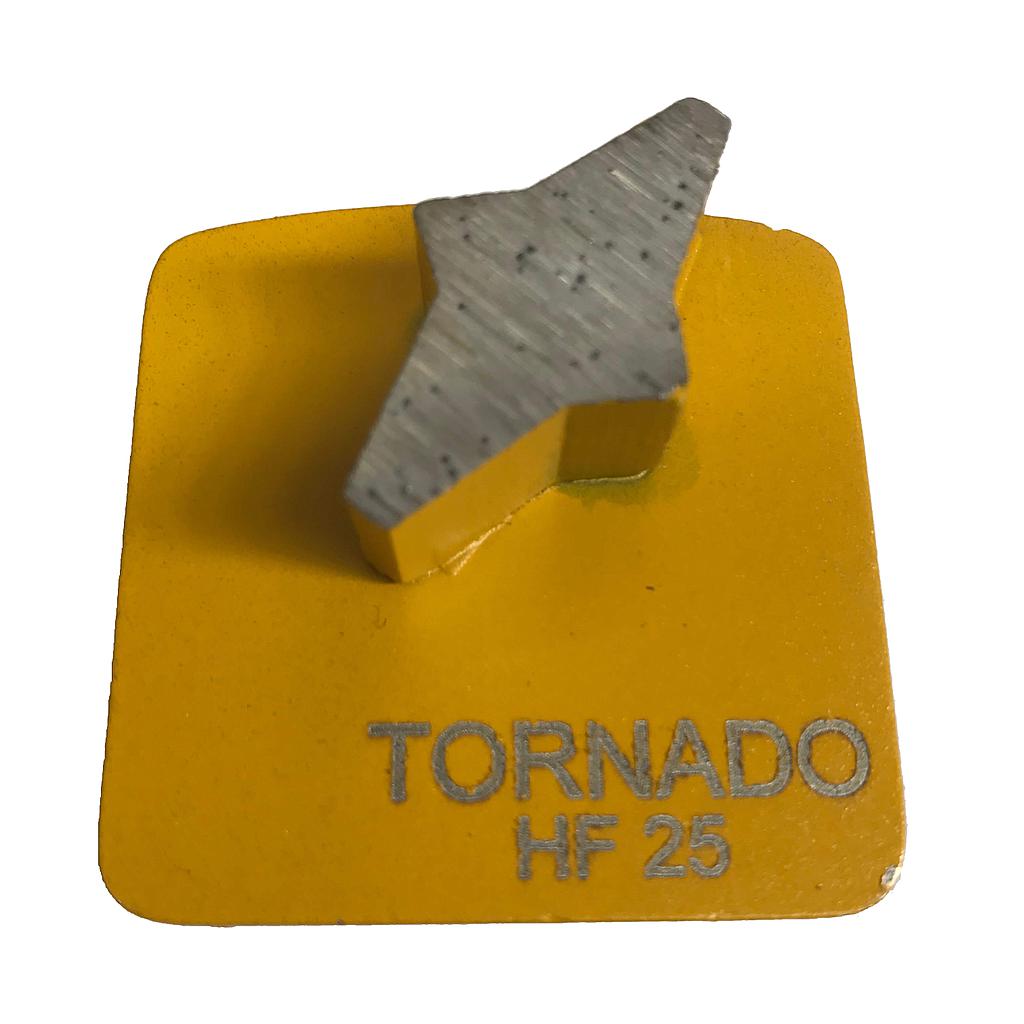 9pk 25 Grit Yellow Star Single Seg
