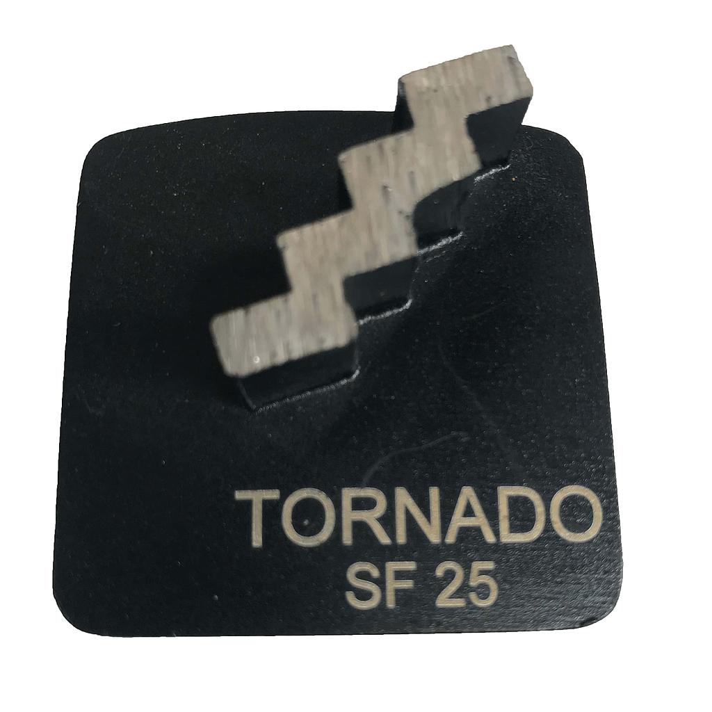 9pk 25 Grit Black Step Single Seg