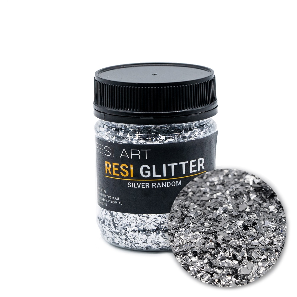 Silver Random Resi Glitter 40g