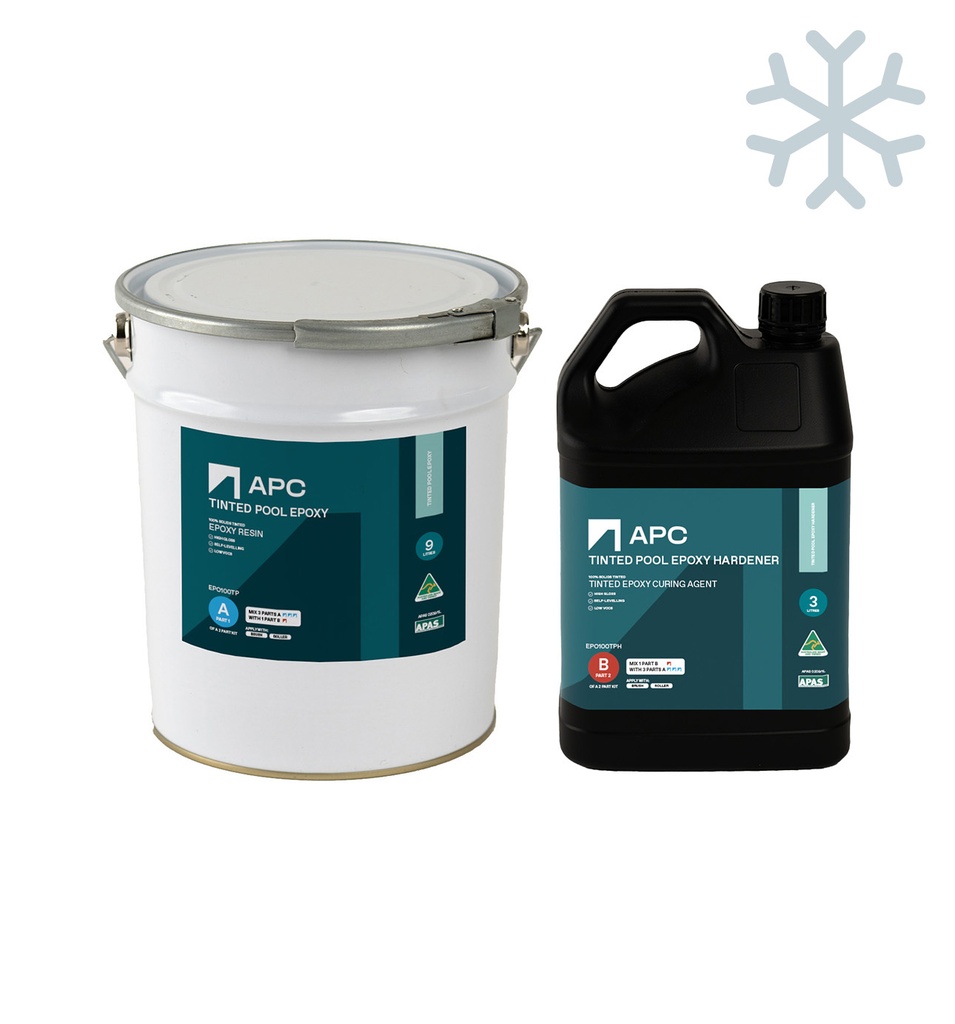 EPO100TP (Winter) Tinted Pool Epoxy Kit Standard Range 12L