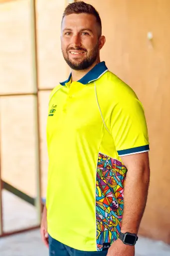 TradeMutt Unisex Yellow Bonza Polo