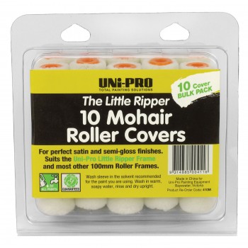 [ZUP410M] Mohair Roller Cover 100mm 10pk